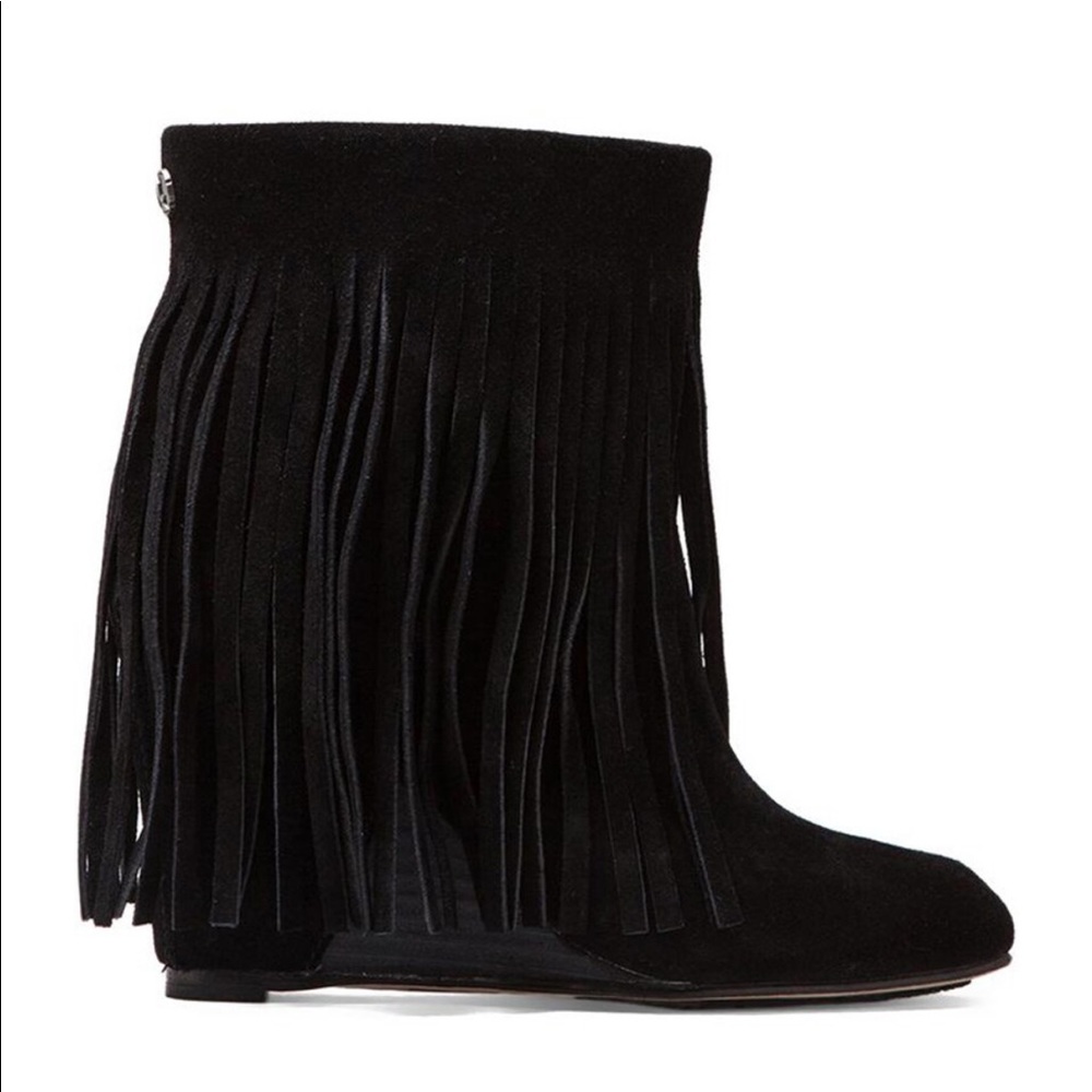 Preowned Koolaburra Zarin Wedge Ankle Boots Size 8.5